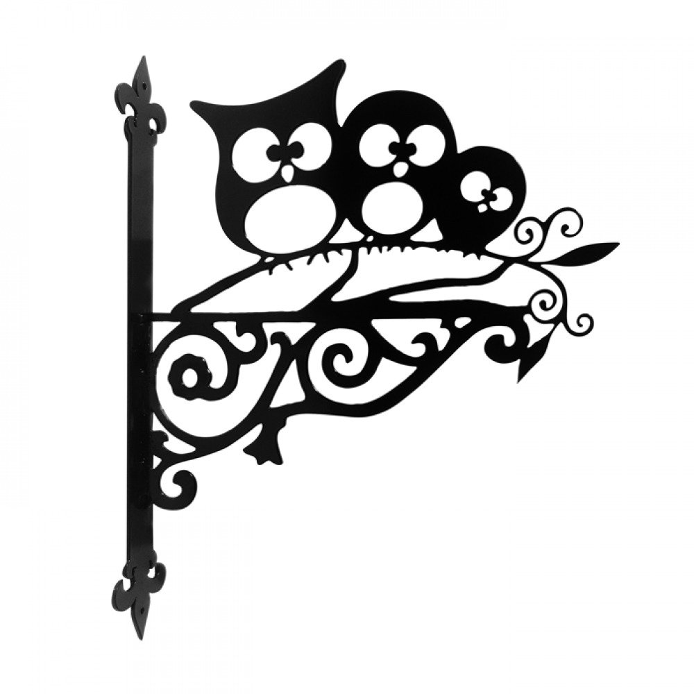 Owl Ornamental Hanging Bracket