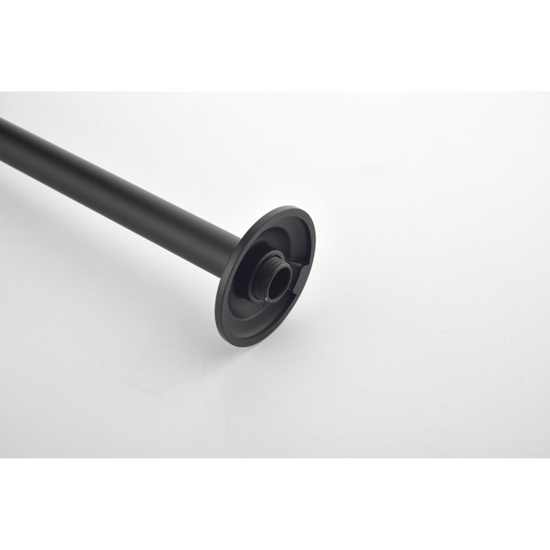 Stainless Steel Shower Arm In Matte Black, Beautiful Appearance, Easy To Clean And Install, Secure Showerhead Connection Black Arm, Clean, Securely Connects For Perfect