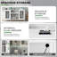 Unfinished Accent Cabinet with Fireplace Included-665544678