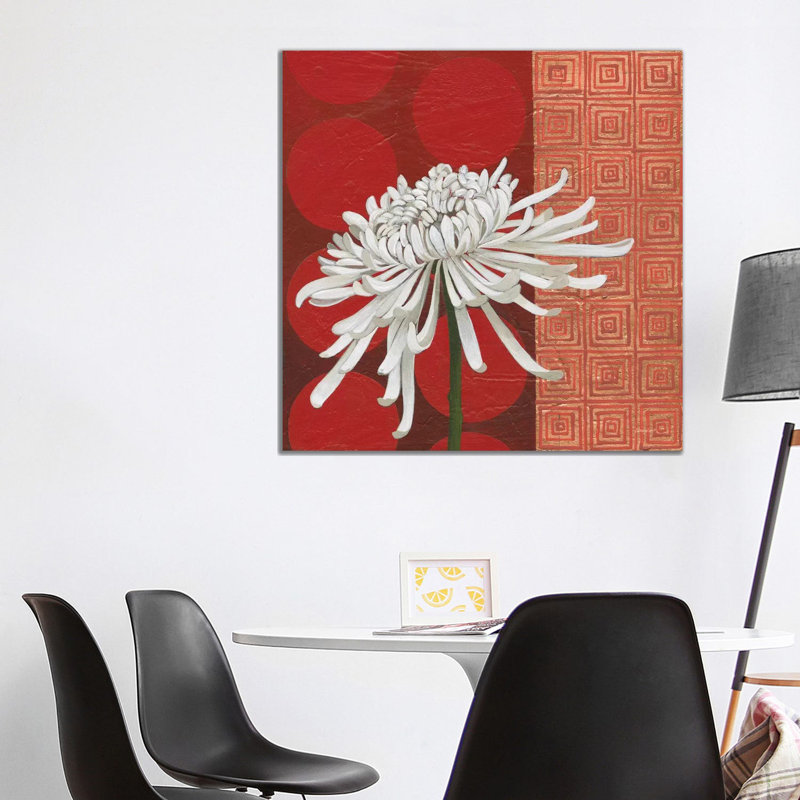 Morning Chrysanthemum II - Wrapped Canvas Painting, 93.98cm H x 93.98cm W x 1.905cm D
