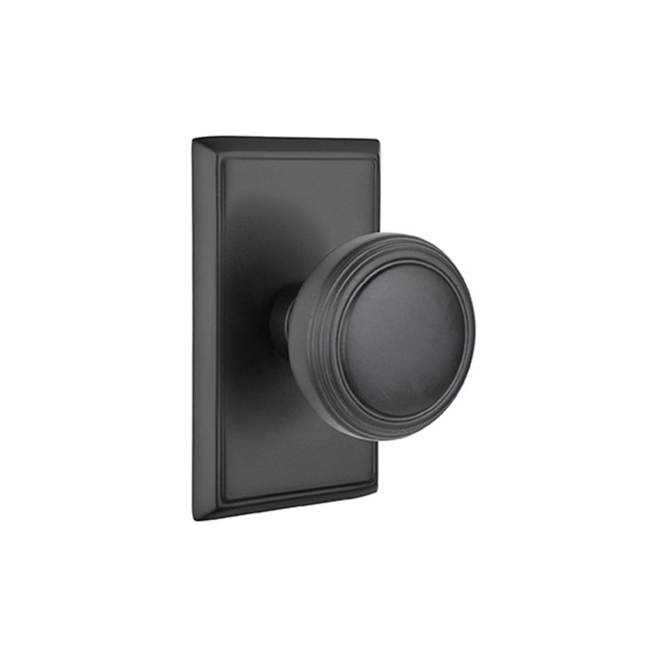 Norwich Knob with Rectangular Rose