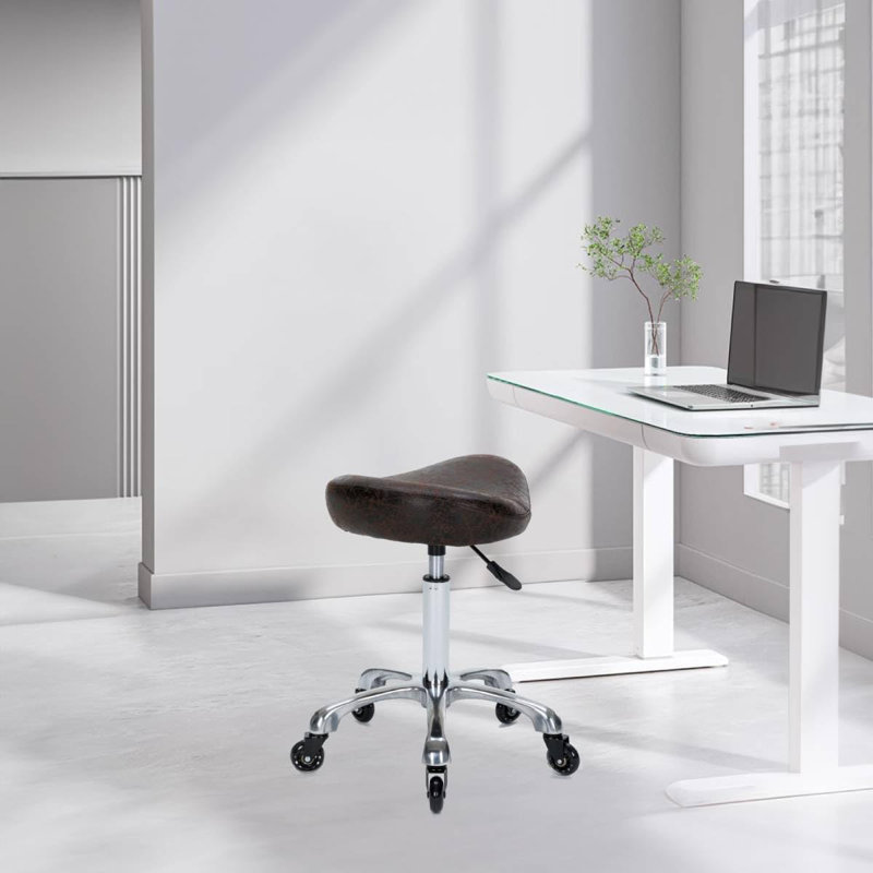 Iann Adjustable Height Ergonomic Industrial Stool