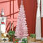 Arbre de Noël artificiel enneigé 5 pi, arbre de Noël mince avec branches réalistes et base en plastique pour décoration d'intérieur-1712857519-1725527704