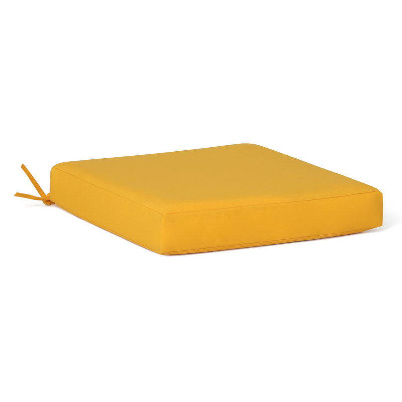 Coussin de siège d'extérieur, Jaune