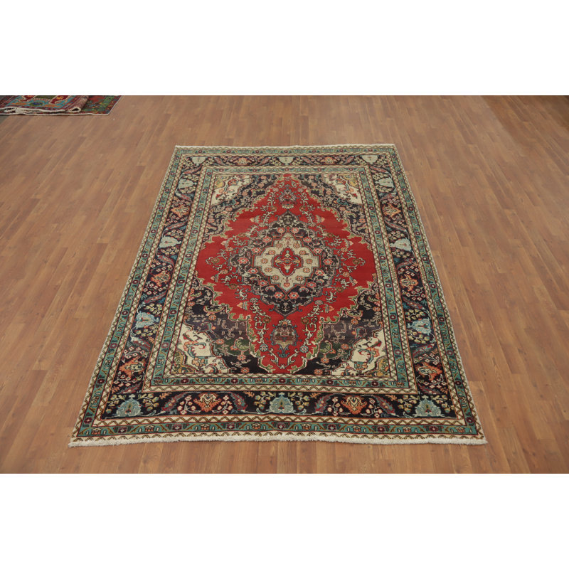 Tapis traditionnel rouge 6 x 9