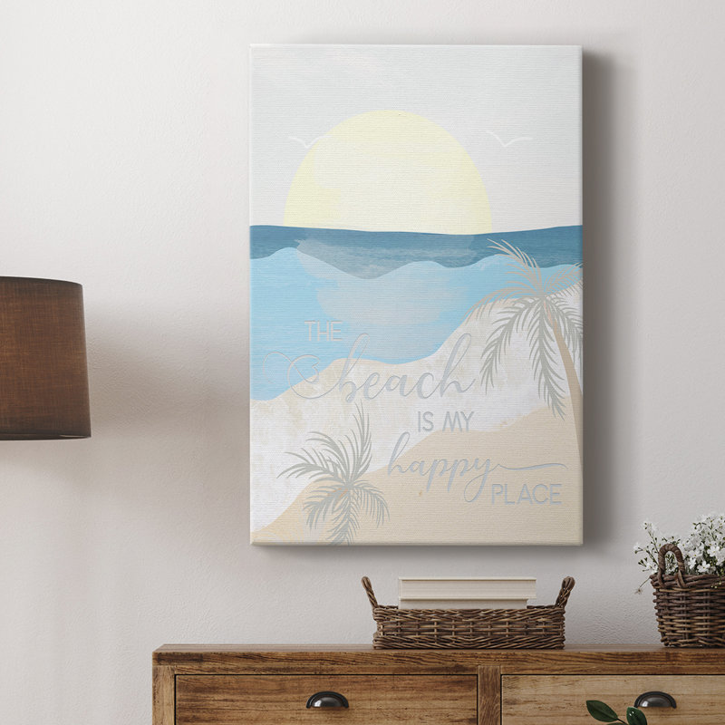 Happy Place - galerie Cavas sur mesure, H 18 po x l 12 po