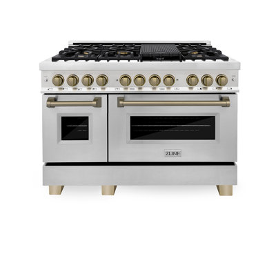 ZLINE Autograph 48" Legacy Dual Fuel Range w/ 7 Burners
