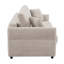 Canapé-lit Haran de 92 po, tissu beige-1248759970