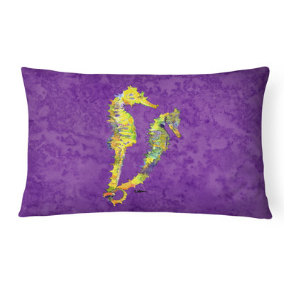 Coussin décoratif intérieur/extérieur hippocampe