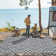 Geometric Reversible Plastic Outdoor Rug Yard Seaside Camping Large Mat