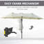 Cristina 4.6m Traditional Parasol-1664232005