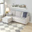 Canapé modulaire avec méridienne de rangement Chineta-2096482926