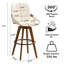 Swivel Upholstered Counter Stool-2003476746-2003476744