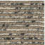 Tapis bleu / brun noué à la main à motif abstrait Ferrera-399747060