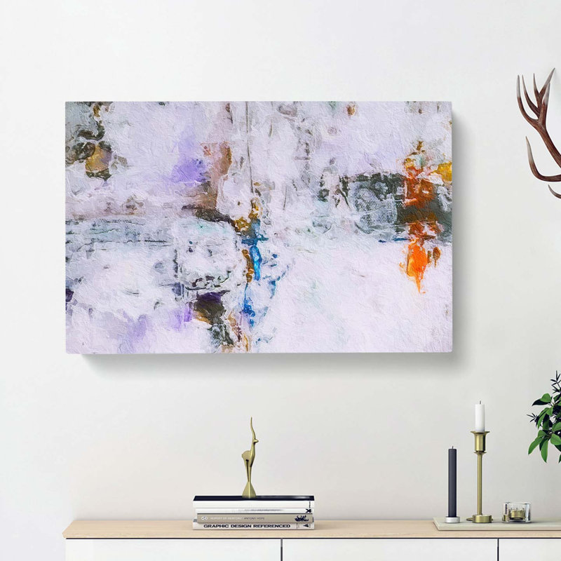 Abstract Art Painting Vol.238 - Wrapped Canvas Painting, 50cm H x 76cm W x 3cm D