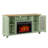 TV Stand with fireplace-192697289