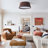 6000K Daylight Dimmable Brown LED Dome Flush Mount Ceiling Fixture – 3780 Lumens, 42W, ETL Certified