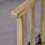Chaises d'extérieur gris foncé en bois avec coussins, 2. Et confortable pour manger 2 coussins. Stable dans des conditions