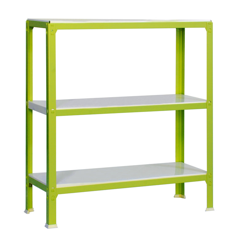 Vannatta 100 cm W Steel Adjustable Height Shelving Unit, Green