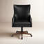 Fauteuil de direction de bureau de 46 po en cuir Eller-1128060028