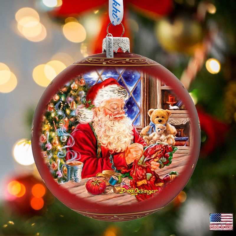 5.5'' Glass Ball Ornament