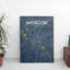 Moscow City Map - No Frame Print-1725022766