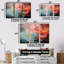 Crislyn - ensemble d'art mural abstrait-108313009-108313014