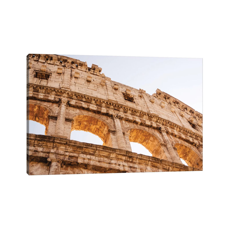 Roman Coliseum IV by Bethany Young - Print on Canvas, 66.04cm H x 101.6cm W x 3.81cm D, Wrapped Canvas
