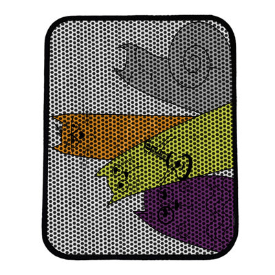 Tapis pour litière de qualité supérieure, 18 po x 24 po | 50% PVC / 50% polyester, lavable à la machine et passer l'aspirateur | Conception durable et facile à nettoyer pour les propriétaires d'animaux de compagnie | Protégez vos planchers des dégâts de la litière