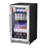 22" W Single Zone 120-Can Beverage Refrigerator Built-In or Freestanding Stainless Steel Cooler with Child Lock and Reversible Hinge-124542748