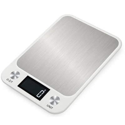 Smart Electronic Kitchen Scale, Stainless Steel Design for Cooking, Baking and Coffee 15Kg/1g