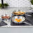 BergHOFF DiNA Helix 18/10 Stainless Steel 3pc Fry Pan Set