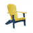 Jaune soleil et bleu marine sélectionné