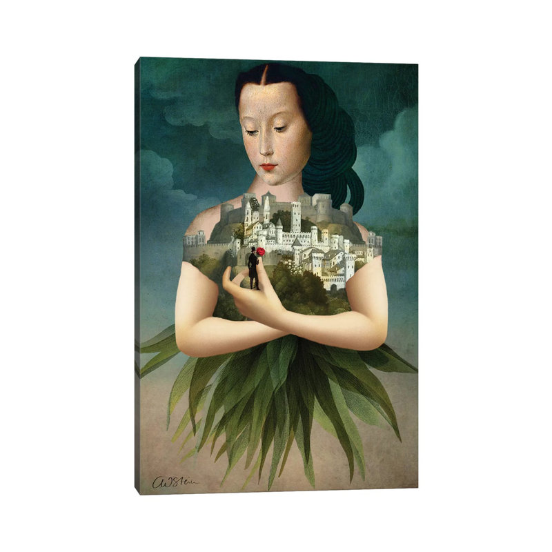 Der Rosenkavalier par Catrin Welz-Stein - impression d'art graphique, H 18 po x l 12 po x 1,5 po, Toile tendue, Pas de tapis