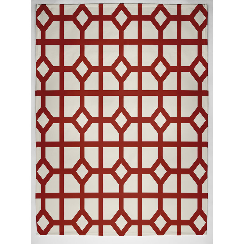Renata Plain Weave / Muslin Throw Blanket, Orange