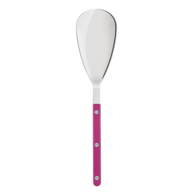 Bistrot Solid Serving Spoon, Raspberry