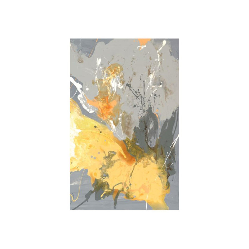 «Pleasant Evening» par Sara Brown, impression sur toile tendue, H 74 po x l 47 po x P 1,5 po, Gel coupé au couteau