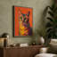 Chromatic Cat Modern - Wrapped Canvas-1119362324-1119362313