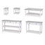Table basse en bois massif avec rangement Decastro-917793042