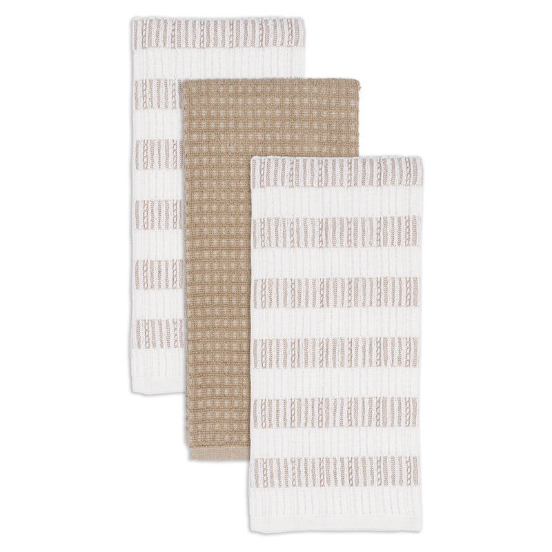 Ensemble de 3 linges à vaisselle en coton Sur La Table, Essentials, 18 x 28 po, Naturel
