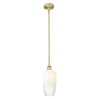Edison - Brookhaven Flute - 1 Light 7" Stem Hung Mini Pendant