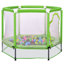 Trampoline hexagonale pour enfants avec enceinte sécuritaire-128767197