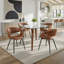 Chaises rembourrées Clarissa avec pieds fuselés en métal-1947530943-1967551342