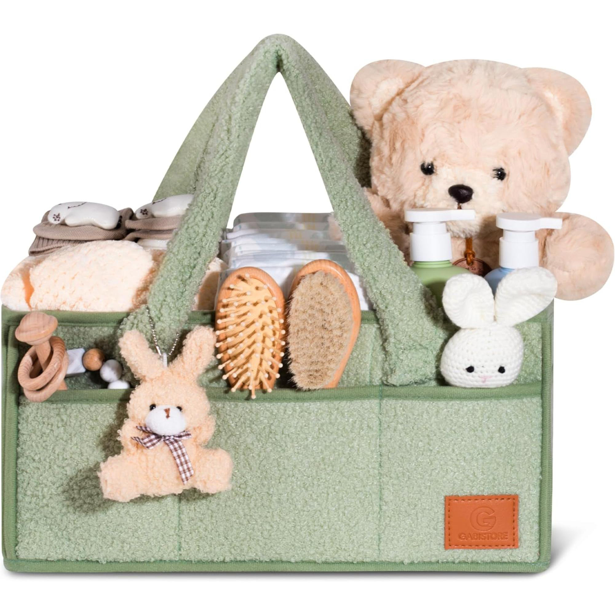 Napy Rabbit Rebrilliant Nappy Caddy Organiser Changing Basket Baby Essentials Baby ...