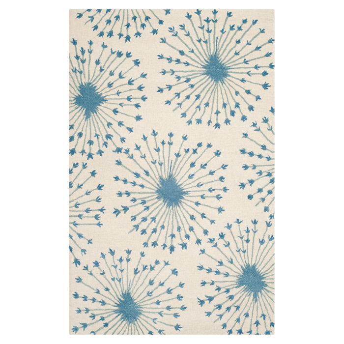 Mccullough Hand Tufted Wool Ikat Rug