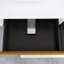 Meuble-lavabo mural 55 po avec plateau blanc uni