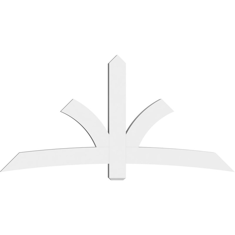 Support pour pignon Davenport, H 42 po x l 84 po (pas: 12/12), P 4 po x F 6 po, PVC