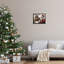 Cadre flottant traditionnel Père Noël et renne, design par Arlington Prints-325594692-325594693