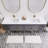 Tihanna 84'' Double Bathroom Vanity with Acrylic Top-343126770