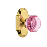 Cottage Plate with Waldorf Pink Door Knob
